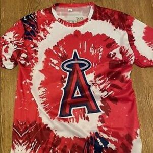MLB Anaheim Angel’s Tie dye shirt